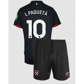 West Ham United Lucas Paqueta #10 Dětské Venkovní dres komplet 2024-25 Krátký Rukáv (+ trenýrky)